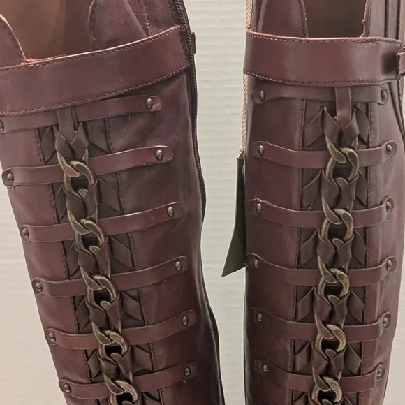 NWOT Gianni Bini Brown Over the Knee Boots Size 8 - Picture 3 of 15